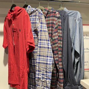 Shirt Bundle - Large - 3 x Ralph Lauren and 2 x Eton (Brand New)
